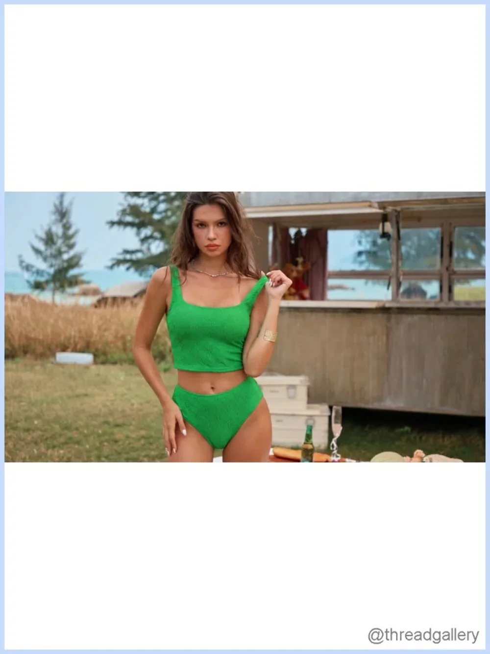 Women's Tankini Swimsuits 2 Piece Tummy Control High Waisted Bathing Suits,